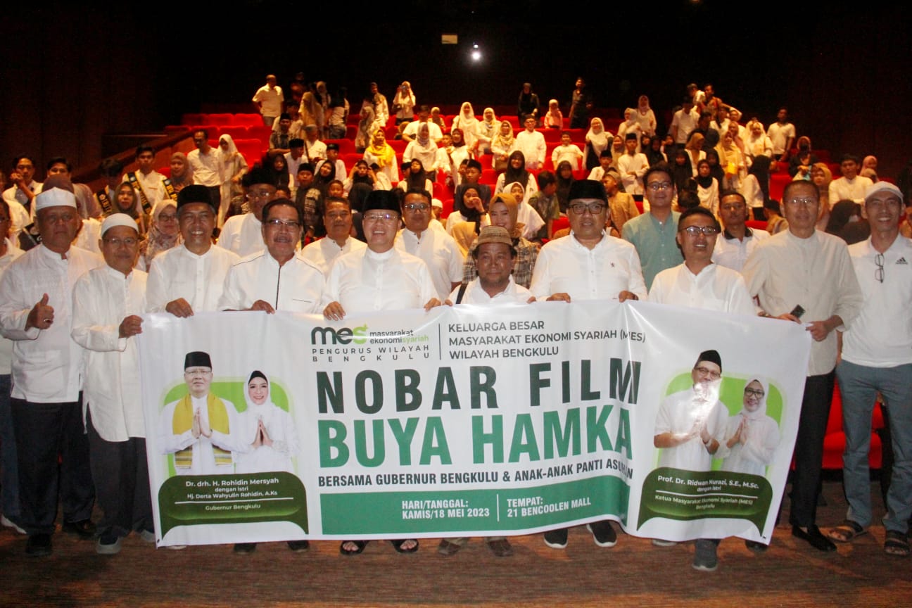 terselenggaranya nobar Film “Buya Hamka” ini atas kerjasama Pemprov Bengkulu dengan Masyarakat Ekonomi Syari’ah (MES) Bengkulu, OJK Bengkulu dan Manajemen Bencoolen Mall Bengkulu.