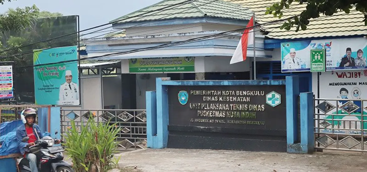 Puskesmas di Kota Bengkulu akan dioperasikan secara piket untuk memberikan pelayanan kesehatan kepada masyarakat selama libur Nataru, Senin 30/12/2024 (Foto:Hanny)/Indonesiaraja.com
