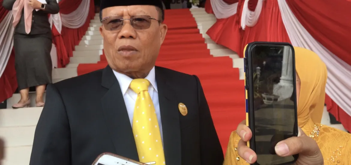 Sumardi dilantik sebagai anggota DPRD Provinsi Bengkulu, Senin 2/9/24 (Foto:Hanny)