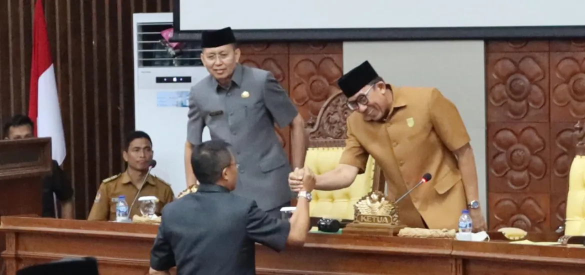 Rapat Paripurna dengan agenda Pengumuman dan Penetapan Ketua DPRD Provinsi Bengkulu, Selasa 15/10/24 (Foto:Hanny)