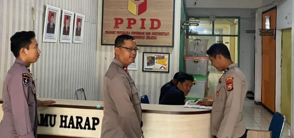 Polres Bengkulu Selatan memastikan situasi keamanan tetap kondusif pasca Pilkada 2024, Minggu 19/01/2025 (Foto:Hanny)/Indonesiaraja.com