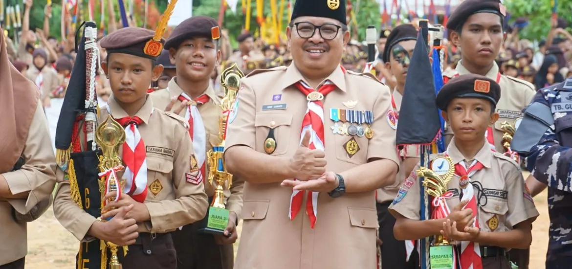 Sekda Kota Bengkulu Hadiri Upacara Hari Baden Powell Ke-168 di Kwarcab Kota Bengkulu, Sabtu 22/02/2025 (Foto:Hanny)/Indonesiaraja.com