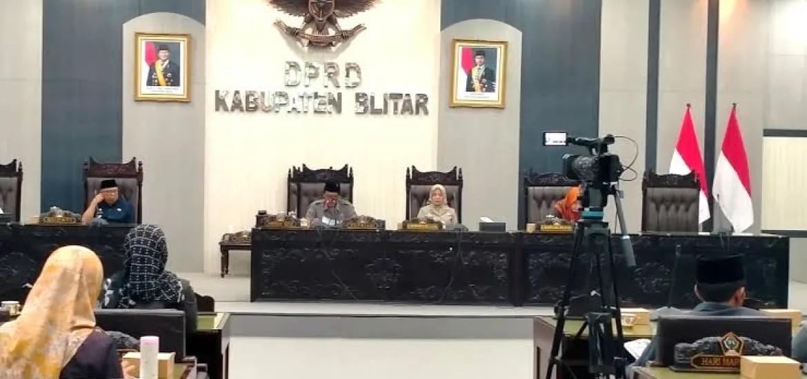 Paripurna DPRD Kabupaten Blitar Bahas Delapan Usulan Raperda dari Eksekutif