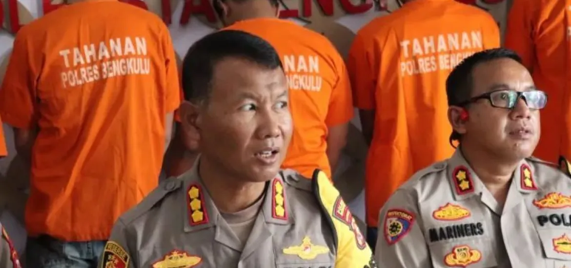 Polresta Bengkulu Tangkap Tersangka Kasus Narkotika, Sabtu 25/01/2025 (Foto:Hanny)/Indonesiaraja.com