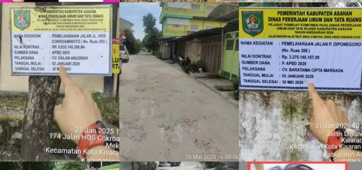 3 Tahun Jalan Beton Sudah Rusak, Gemmako Asahan Terima Laporan Warga Teladan, Selasa 11/03/2025 (Foto:Red/Tim)/Indonesiaraja.com