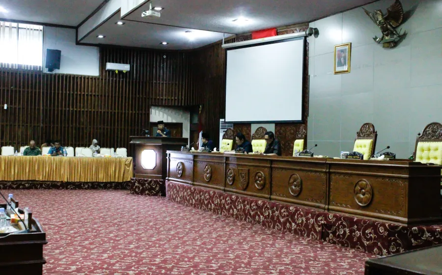 Raperda Pertanggungjawaban Pelaksanaan APBD Provinsi Bengkulu Tahun Anggaran 2023, Kamis 27/6/24 (Foto:Hanny)